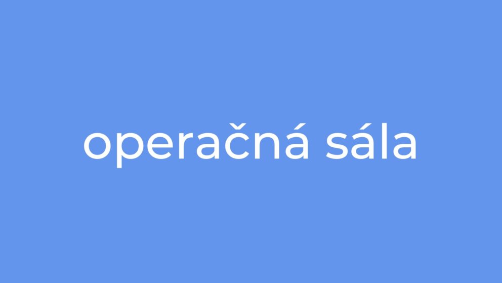 Operačná sála